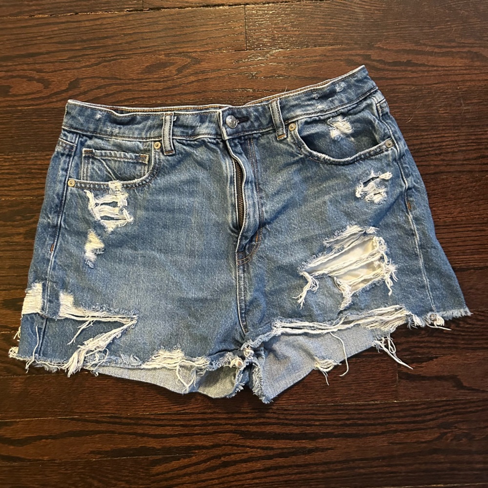 American Eagle Distressed Jean Shorts
